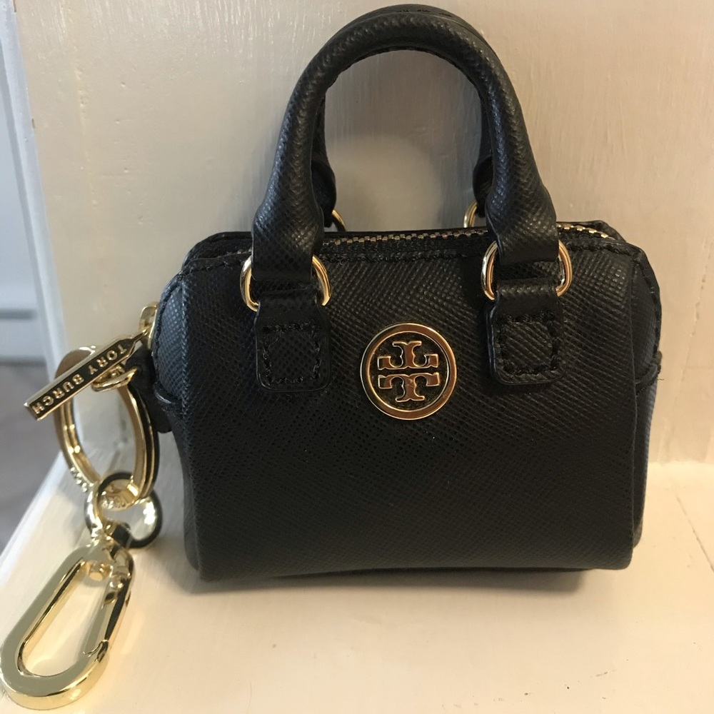 Tori Burch mini satchel key chain